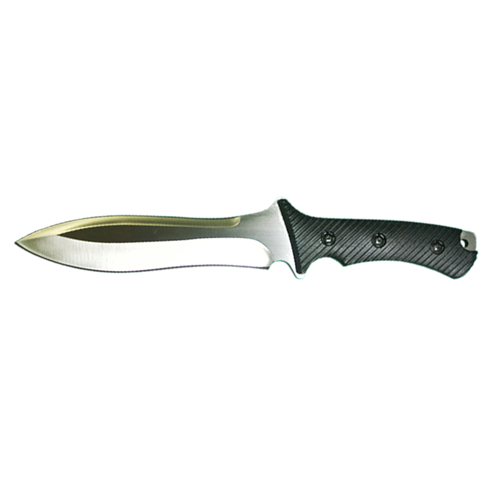 Large size high carbon steel satin blade hunting knife 501-full