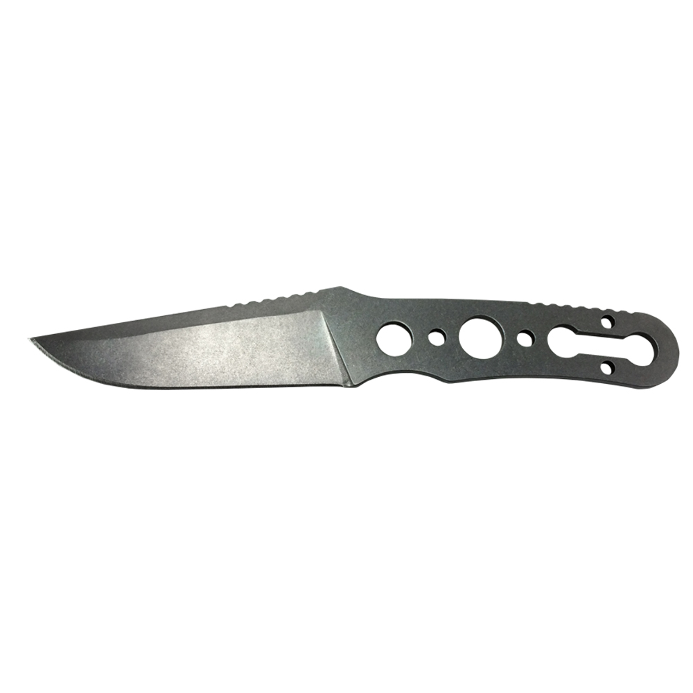 420HC fixed blade survival neck knife 803 front
