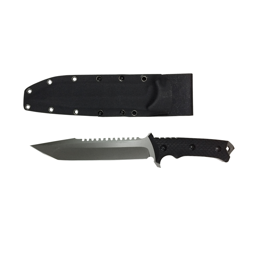 9Cr18 MoV Stainless steel fixed blade knife 206/ front side