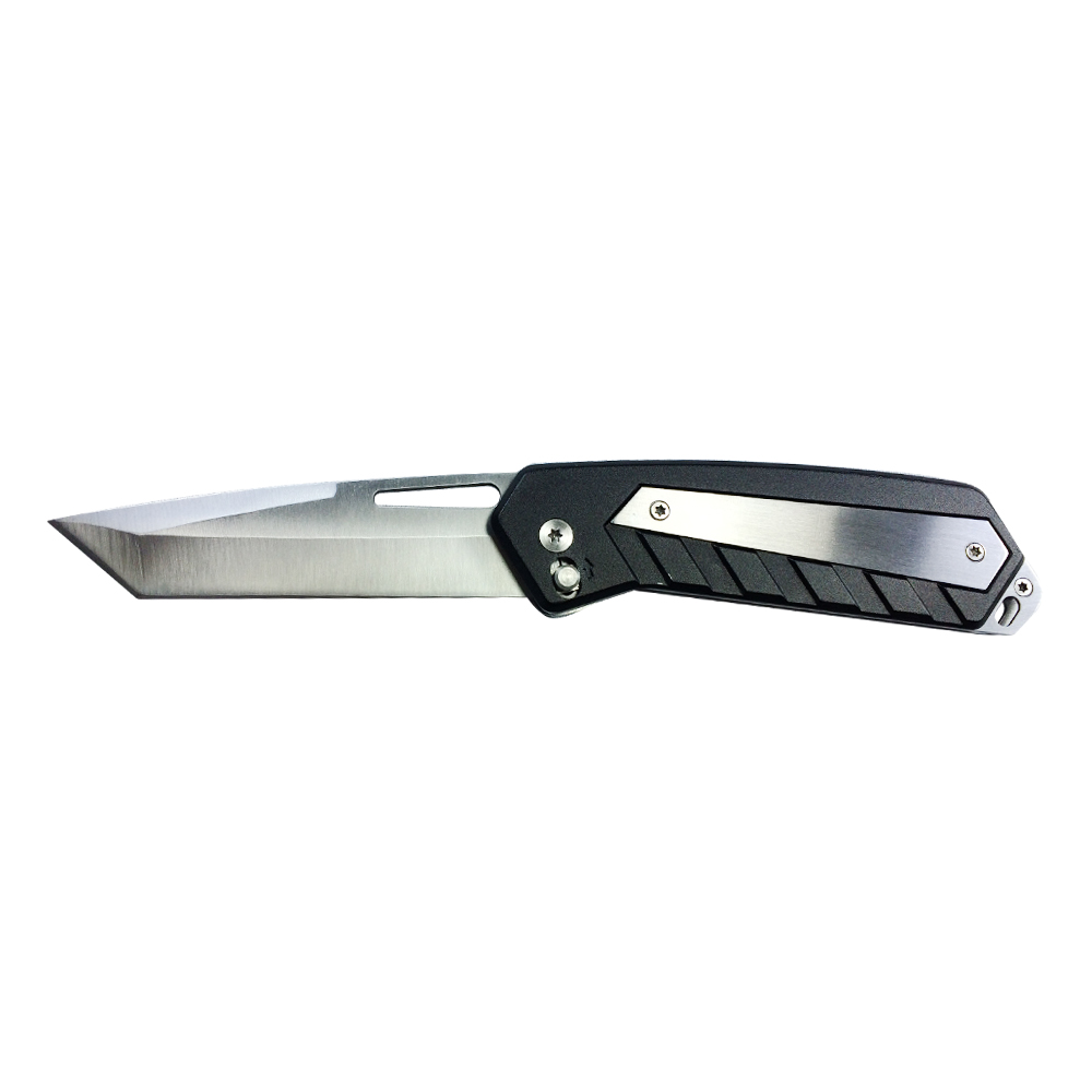 PATENT PENDING LOCK tanto blade folding knife 153/ front side