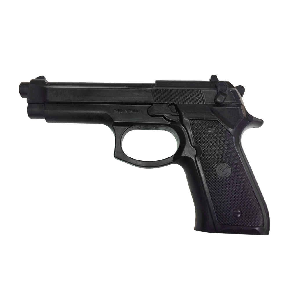 Custom color realistic TPR rubber material training gun P016 /front side